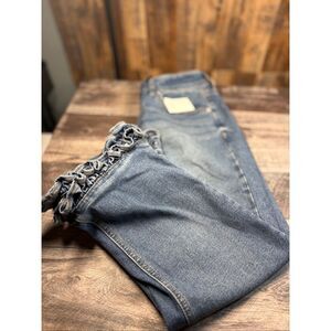 Harper Grey Women’s  ankle Jeans – Size 4 – Medium Wash –